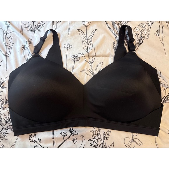 Warner's FF No Side Effects Underarm & Back Smoothing Wireless Lift Bra 2X/3X - Picture 1 of 5